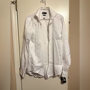 Size 34/35 Calvin Klein Men’s White Dress Shirt, Neck 15
